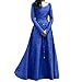 Produktbild Mittelalter Kleidung Damen Langarm Mittelalter Kleid Gothic Viktorianischen Königin Kostüm V-Ausschnitt Prinzessin Renaissance Bodenlänge Mehrfarbig Kleider Karneval Fasching Fasnacht Piebo