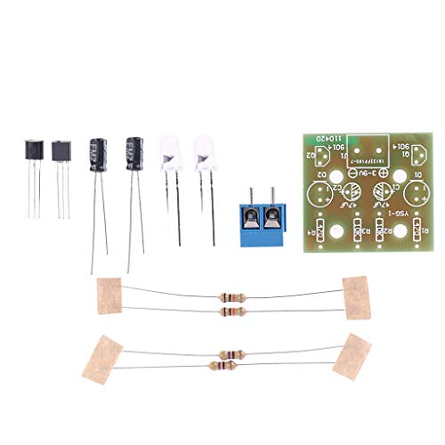 Kits de fabricación electrónica, lámpara intermitente, herramientas de placa de circuito electrónico tratadas con un proceso de estaño electrónica