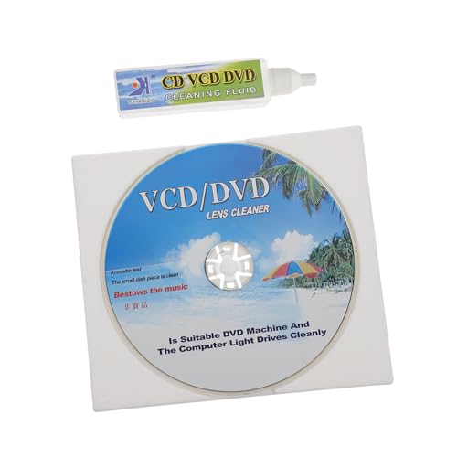 HOMSFOU Cleaning Dish Set for Dvd Player Clean up Disc for Enhanced Playback Performance for Multisurface Cleaner