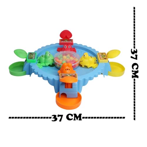 Image of MAJIK Hungry Frog Game for Kids Frog Eating Beans Toy for Boys and Girls 2-4 Players Board Game for Family Best Birthday Gift for Kids