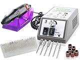 Fußpflegegerät Maniküre Pediküre-Gerät Fräser Schleifgerät Fußpflege-Set Nagelpflege-Set 25.000 Umdrehungen Pediküre Gerät mit Diamantschleifer für Hornhautentfernung