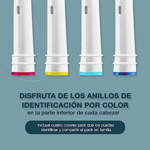 Miniatura 5 de Pack 4 Recambio Cabezal Compatible Con Cepillo Dientes Eléctrico Oral B Braun - Repuesto Cabezal Compatible Con Cepillo Oral-B - Recambio Cabezales Compatible Con Cepillo Dientes Eléctrico Oral B.