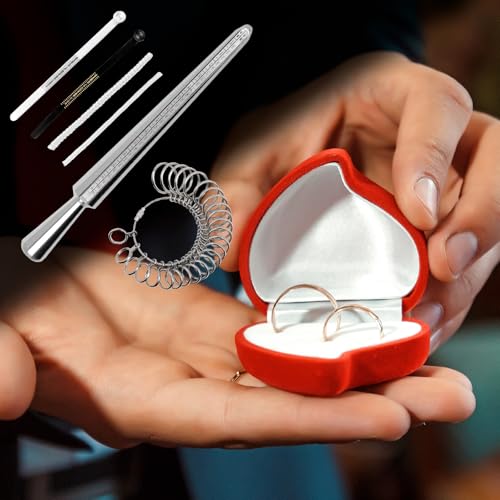 Outil de mesure de bague britannique, ensemble de jauges de taille de bagues en métal, outil de mesure de A à Z, outil de bijoux, pour mesurer le diamètre des bagues et la taille des doigts – vue 6
