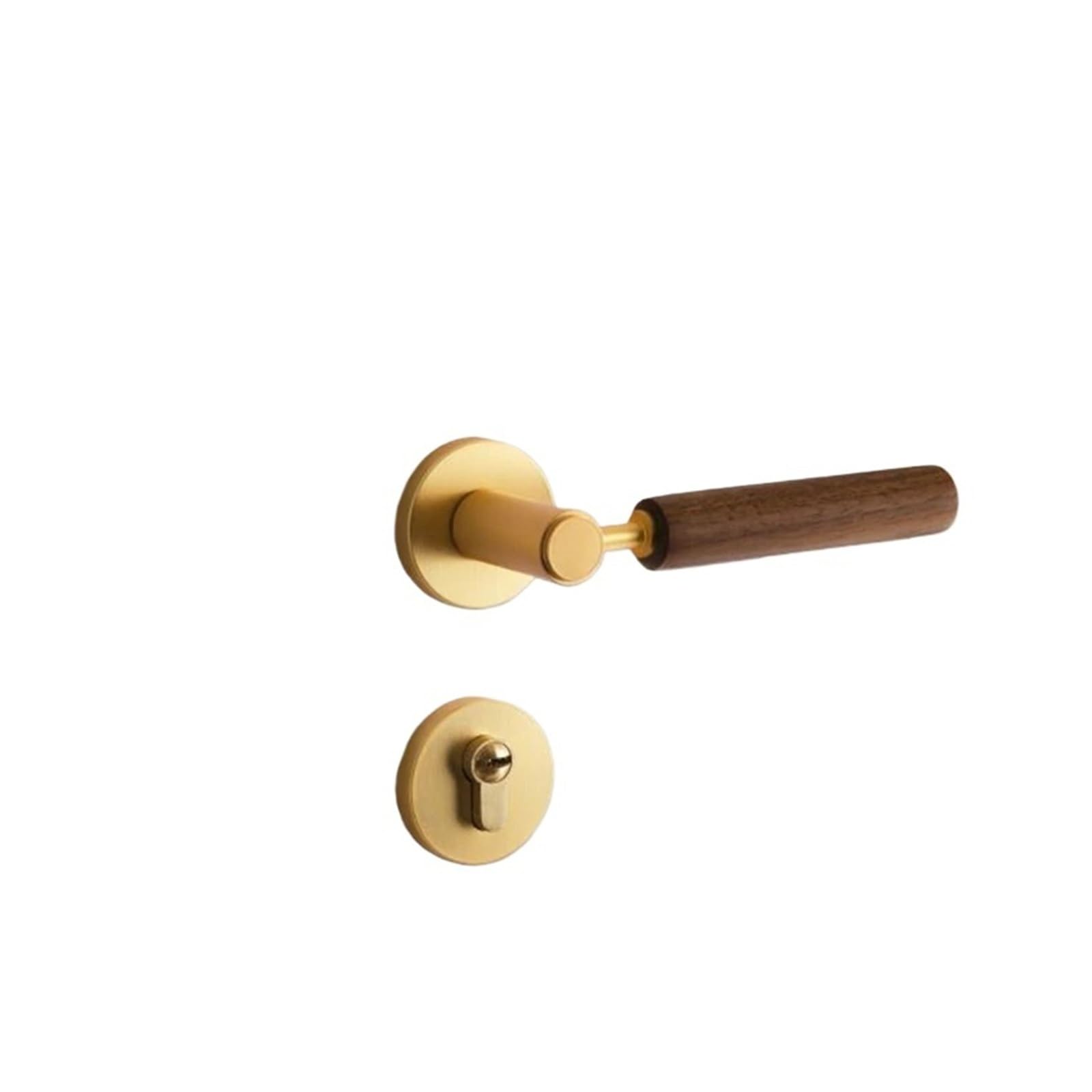 Sjloynwq Gold Split Door Lock Handle Furniture Hardware