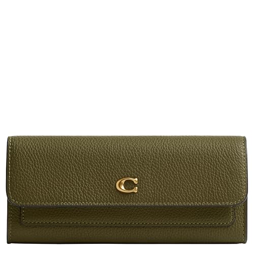 Coach Women's Mila Long Flap Wallet, B4/Olive