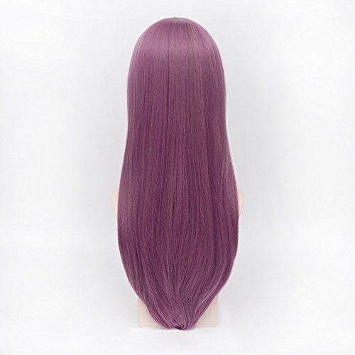 60cm Anime Cosplay Long Purple Wig - Image 4