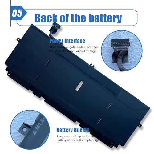 Image of 722KK 52Wh Laptop Battery Replace for Dell XPS 13 9300 (2020 Edition) XPS 13 9310 (2020 Edition) XPS 13 9380 (2020 Edition) P117G P117G002 P117G001 Series 02XXFW 2XXFW 0WN0N0 WN0N0 FP86V 7.6V 6800mAh