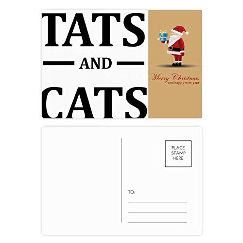 Cartes postales protectrices pour animaux motif Père Noël lot de 20 pièces