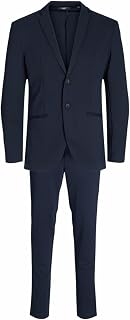 Trajes JACK \u0026 JONES Hombre | 2 Piezas Ajuste Súper Delgado Traje Azul /  Medieval Blue - OC Legends