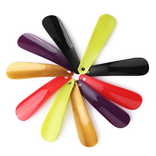 Arroyner 10Pcs Plastic Shoe Horn 6.3 Inch Travel Shoe Horn For Men thumb #1