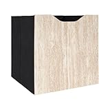 Options de couleur : Disponible en blanc, beige et noir, ce cube de rangement offre une palette de couleurs neutres qui s'harmonise facilement avec votre décoration intérieure, vous permettant de choisir la teinte qui correspond le mieux à votre style et à vos préférences décoratives