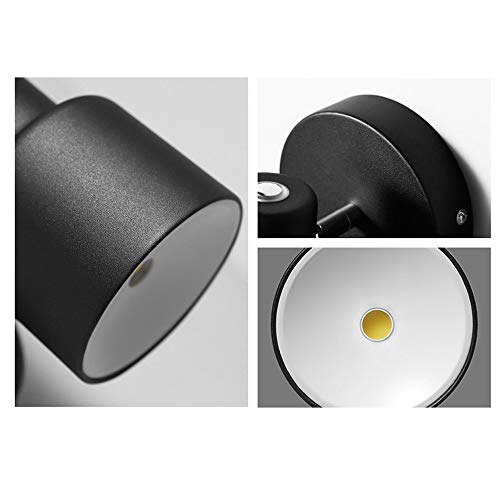Transforma tu pasillo con el aplique mural FRYH de ángulo ajustable e iluminación simple en negro 8