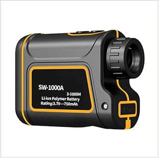 GUBAOPQLA Golf Rangefinder, 600/1000/1500 Yards Hunting Rangefinder with Scan Mode, Rangefinder with Slope, Flag Pole Locking, Vibration, Scan Mode, Track Prey,600M