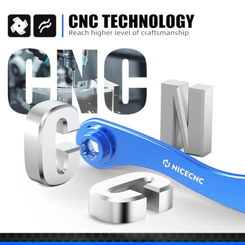 Image of NICECNC Motorcycle Wheel Removal Tool 17X27X32mm Axle Wrench Spanner Compatible with Husqvarna TE FE TC FC TX FX 125-701 2014-2022 TE FE 125-501 2023,See Fitment