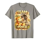 Team Punch - Peluche de Mono para abrazar, diseño de Safari Camiseta