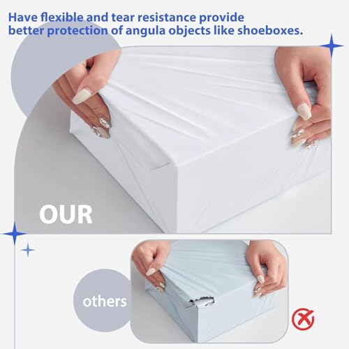 Image of Fuxury 600 Pack 17.7x22 inch White Large Poly Mailers Bulk,Waterproof Mailing Envelopes for Clothing,XL Strong Adhesive Self Seal Poly Shipping Bags for Postage Return Books Small Business