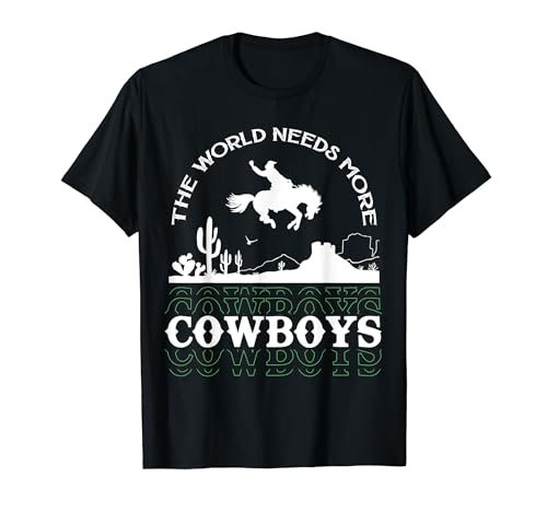 Cowboys Western Rodeo Wild Cowboy Riding T-Shirt