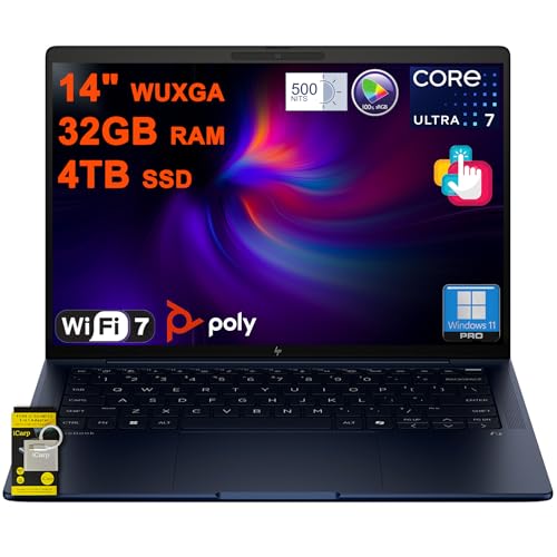 HP EliteBook X G1i �m�[�g�p�\�R�� 14�C���` WUXGA IPS �^�b�`�X�N���[�� (500nits, 100% sRGB) �C���e�� 8�R�A Ultra 7 258V (NPU �ő�47�g�b�v) 32GB RAM 4TB SSD �N��