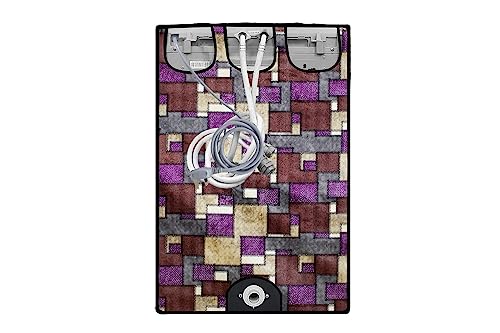 Image of Stylista Top Load Fully Automatic Washing Machine Cover Compatible for IFB 8 kg, 8.5 kg, 9 kg & 9.5 kg, Seamless Pattern Magenta
