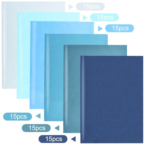Image of BEISHIDA 90 Sheets Dusty Blue Series Tissue Paper Bulk for Gift Wrapping