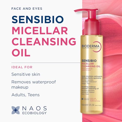 Laboratoire Bioderma Bioderma Sensibio Micellar Cleansing Oil, 1st Ecobiological Micellar Formula Gentle Face Cleanser That Deeply Cleanses