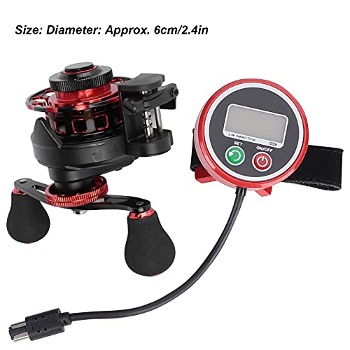 banapo USB wiederaufladbare Angelrolle, USB Linkshänder Angelrolle Absteigende Floß Angelrolle mit Alarm für Raft… – Bild 4
