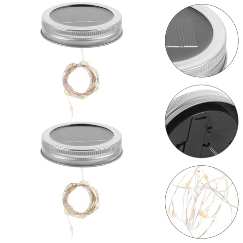 Guirnalda solar exterior para noches mágicas: luces acogedoras en pack de 2 piezas 7