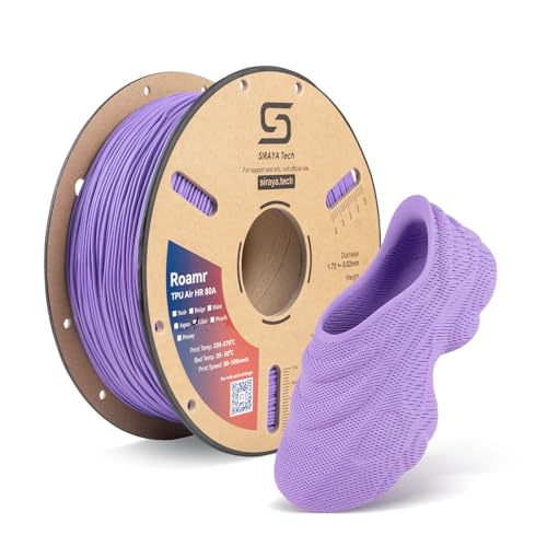 Siraya Tech Roamr TPU Air HR 80A 3D Printer Filament, Lilac, 800g