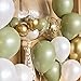 62Pcs Sage Green Balloons Kit Eucalyptus Pearl White Gold Confetti Balloon Wedding Decorations Baby Shower Decoration Birthday Party Decorations Children's Forest Party with 2 Ribbons(12inch)… 62Pcs Sage Green Balloons Kit Eucalyptus Pearl White Gold Confetti Balloon Wedding Decorations Baby Shower Decoration Birthday Party Decorations Children's Forest Party with 2 Ribbons(12inch)…