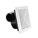 JEONSWOD Ventilateur de Conduit de Conduit en Ligne Ventilateur d'appoint en Plastique Tuyau de Ventilation étanche Ventilateur de Salle de Bain de Plafond d'échappement