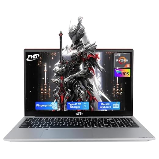 NIMO 15.6'' IPS FHD-Laptop, 8GB RAM 256GB SSD AMD Ryzen 5(Beat i5-1135G7, 4 Cores Up to 3.7GHz) Student Computer with 2 Years Warranty, 65W Type-C, Fingerprint, Backlit Keyboard, 180°Viewing