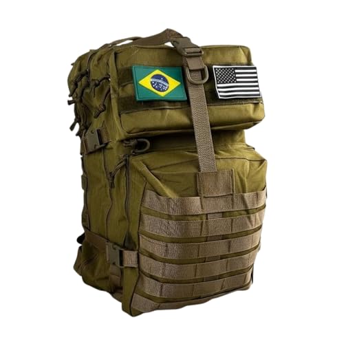 Mochila Tática Militar Grande 50 Litros Resitente a Água Suporte para Notebook