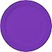 Unique Party- Paquete de 16 platos de papel, Color morado neón, 23 cm (99165)