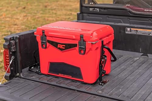 Rough Country Universal Cooler Tie-Down Kit - 117710, 1in wide Cam Straps, Black - image 7