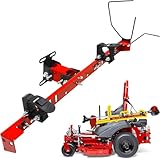Zero Turn Mower Trimmer Holder, Fit for 1"-2" Roll Bars with Quick Clamp Locking System, Adjustable Lawn Mower Trimmer Rack Compatible with Zero Turn Lawn Mower