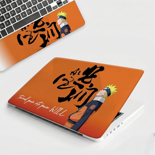 Image of NoWorries Laptop Skin for 15.6 & 14 Inch Laptop | Motivational, Superhero, Sports & Graphic Design Laptop Sticker Wrap | Premium Vinyl Laptop Cover (Naruto, 15 x10inches)