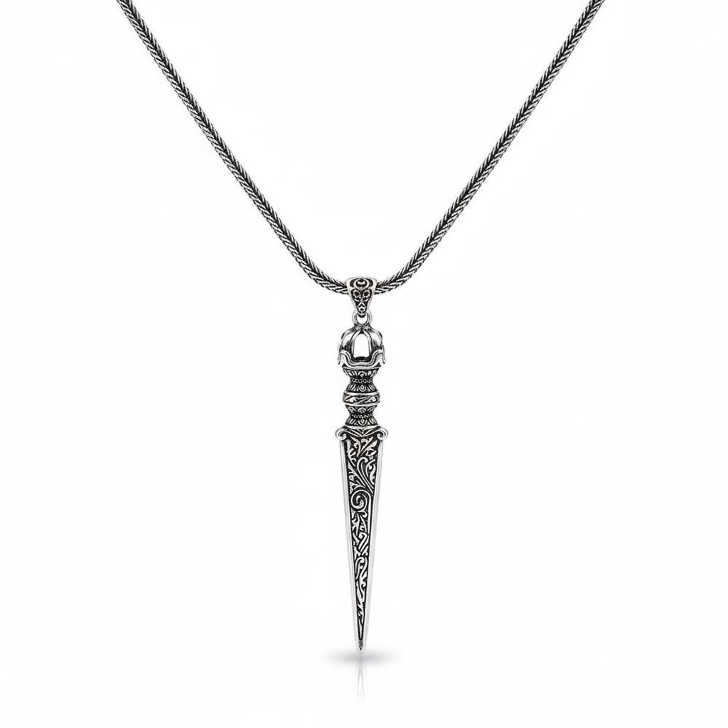 the men thing VALKEN DAGGER - 24inch Pure Copper European trending Style Chain for Men & Boy-picture-16