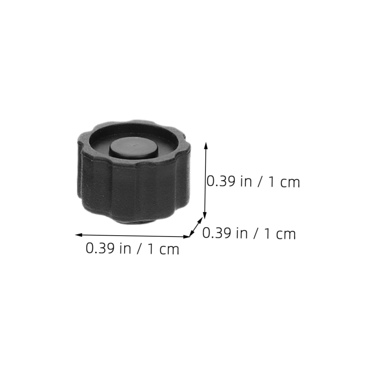 FUNOMOCYA 25pcs Industrial Cap Black Tip Cap Adapter Plug End Cap for Laboratory Supplies