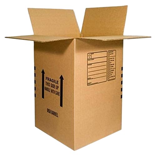 AVIDITI Shipping Boxes Small 18'L x 18'W x 28'H, 5-Pack |Cardboard Box for Packing, Moving and Storage
