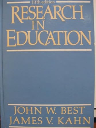 Research in education /