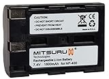  Mitsuru 1600 mAh batería de repuesto para Minolta NP400 NP-400, compatible con Konica Minolta A-7 Digital, Dimage A1 A2, Dynax 5D 7D, Sigma SD1 SD14 SD15
