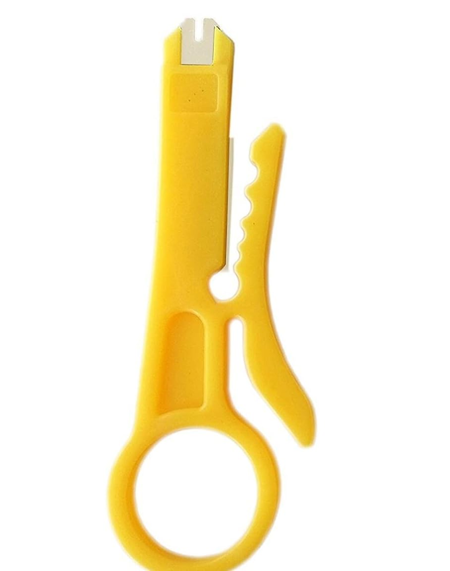 SILVER TUTTLET (2IN1) Mini Wire Stripper Crimper Pliers Crimping Tool Cable Stripping Wire Cutter Punch Down Cutter for RJ45 Cat5 Network Wire Cable,Data Telephone cable (B0CNYP9S9P) Amazon Price History, Amazon Price Tracker