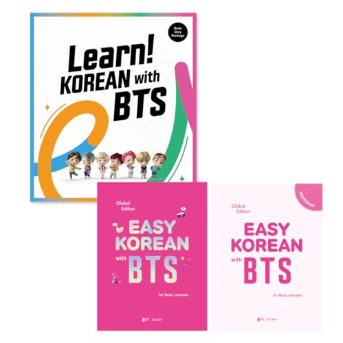Learn! Korean with BTS(Book Only) New Cover & Easy Korean with BTS