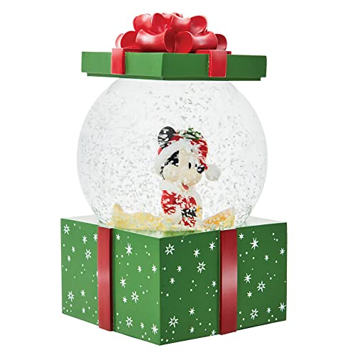 Department 56 Disney Mickey Mouse in Sculpted Water Globe Waterball, 6.25 Inch, Multicolor