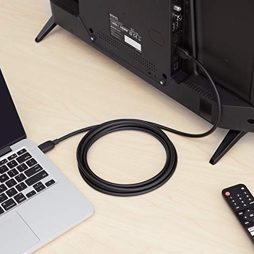 Image of Amazon Basics Ultra High Speed HDMI 2.1 Cable, 48Gbps, 8K@60Hz 4K@120Hz Certified, 10 Feet, Compatible with PS5 /Xbox /TV /Monitor, Black