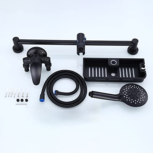 Cabezal de ducha con brazo ajustable y alta presión miniatura 5