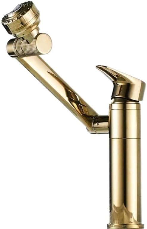 Multifunction Antique Bronze Gold Bathroom Faucet Hot Cold Mixer Deck Mounted Fixture(A)