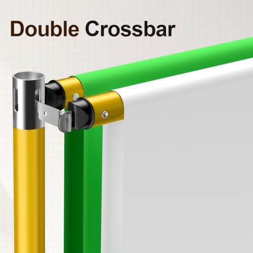 Image of EMART Backdrop Stand Heavy Duty 12x10Ft Double Crossbar Pipe and Drape-Gold