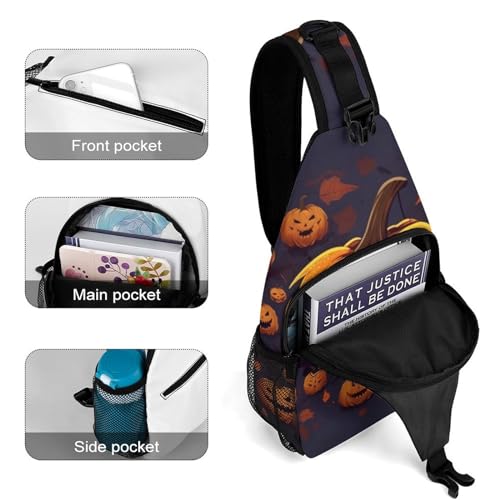 Bolso bandolera Halloween para senderismo y uso casual miniatura 4