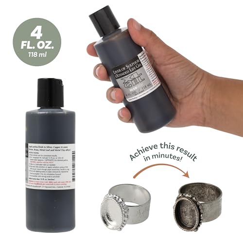 Gel de larga duración Beadsmith XL para acabado de pátina en metales 6